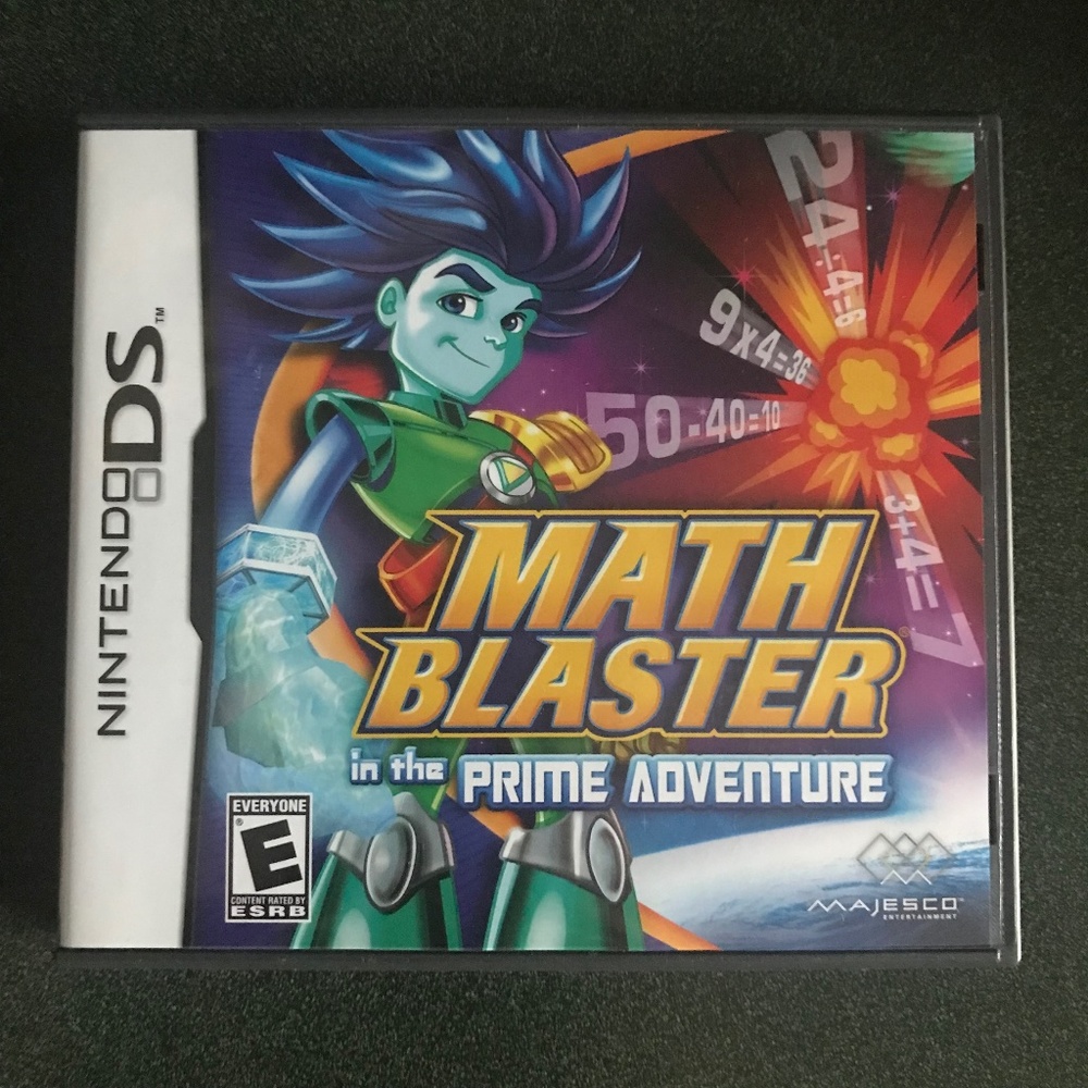 Nintendo DS Math Blaster in the Prime Adventure